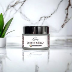 Crème hydratante à l’huile d’argan – soin visage naturel et anti-âge du Maroc