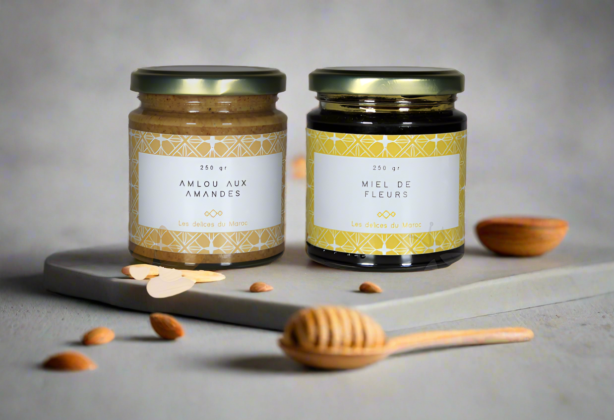 Pack Duo Amlou Amandes - Miel 250g