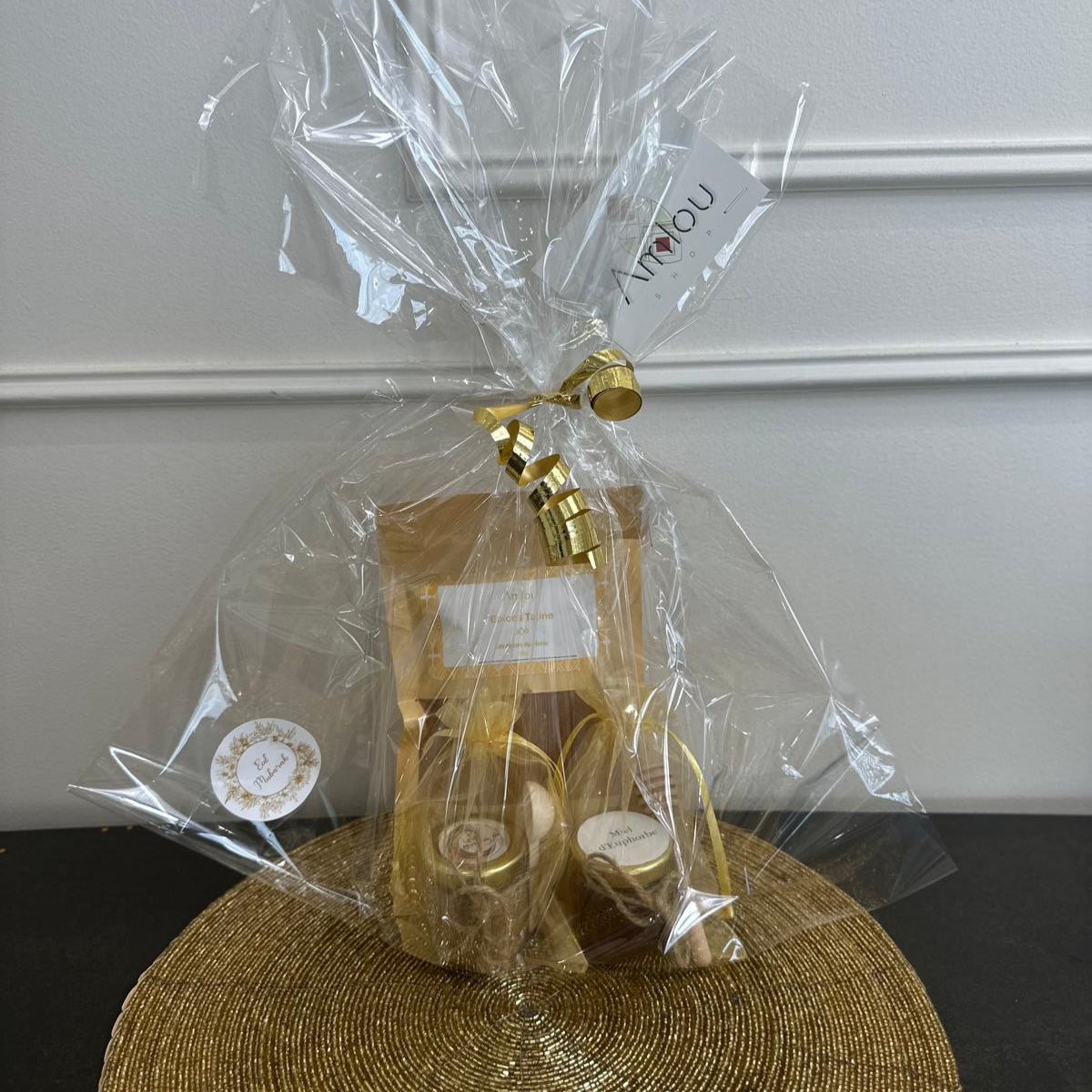 Coffret Mini Pot Amlou, Miel d'Eucalyptus & Épices - Découverte Marocaine